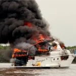 Paraná |Una embarcación se incendió en el río Paraná, cerca de Villa Urquiza