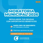 Colonia Avellaneda | Moratoria Municipal 2026